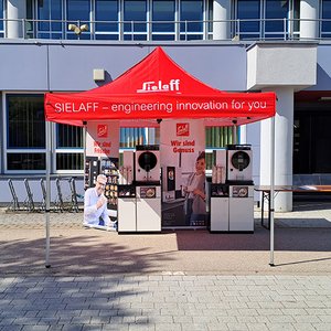 Bild unseres Standes auf der BR-Radltour